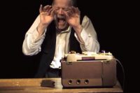 René Peier spielt Krapp in 'Das Letzte Band', Tournee (Keller 62) & Gastspiel