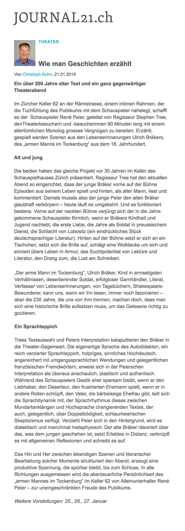 Kritik_J21_René Peier in_Der arme Mann im Tockenburg_Keller62